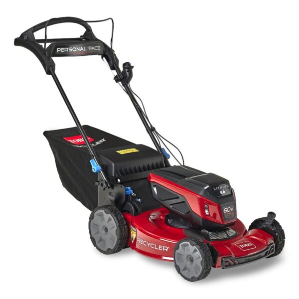 Toro 60V Max 22 in. Recycler Battery Lawn Mower with Personal Pace, 8.0Ah Battery (21469)