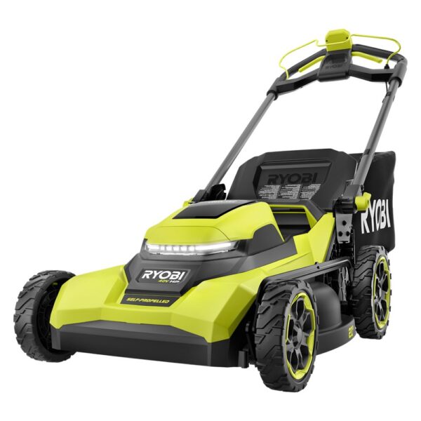 Ryobi 40V HP Brushless 21 in. Self-Propelled Lawn Mower, Tool Only (RY40HPLM01B)