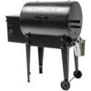 Traeger Tailgater 20 Portable Wood Pellet Grill with Folding Legs, Black (TFB30KLF)